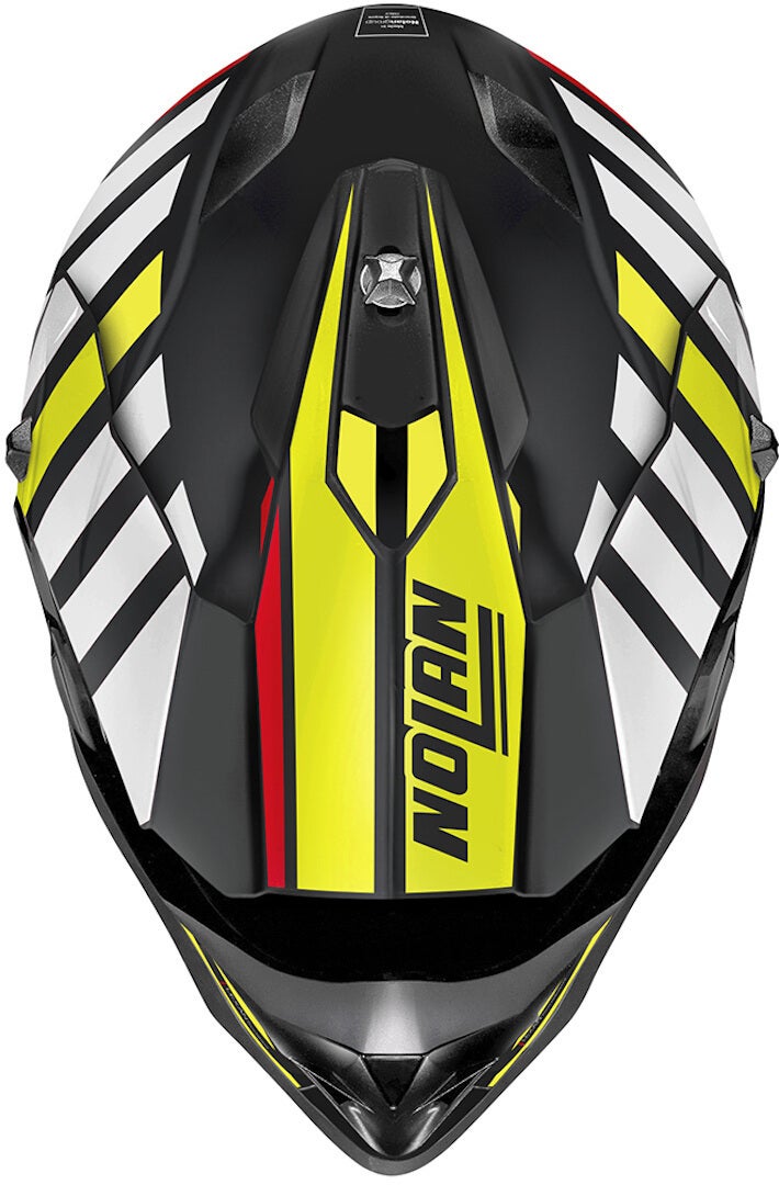 Nolan N53 Cliffjumper Casco Motocross nero/giallo/bianco M (58) Figura 2