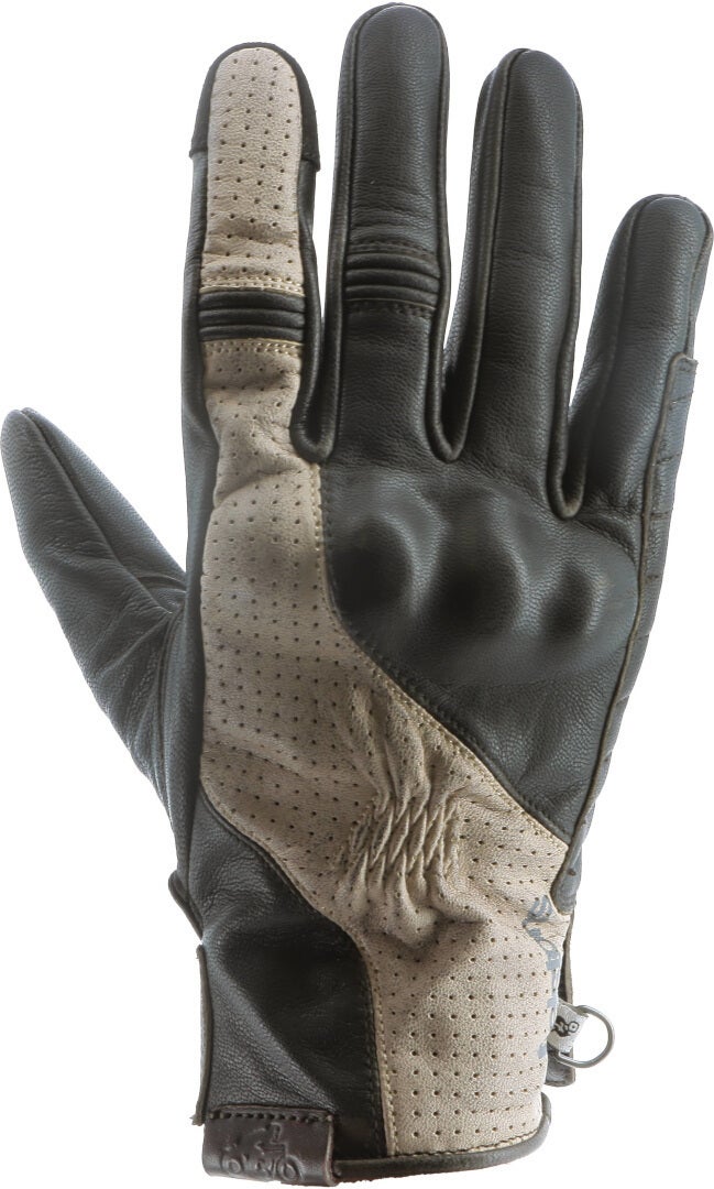 Helstons Brooks Motorcycle Gloves dark brown/beige 9 Figure 1