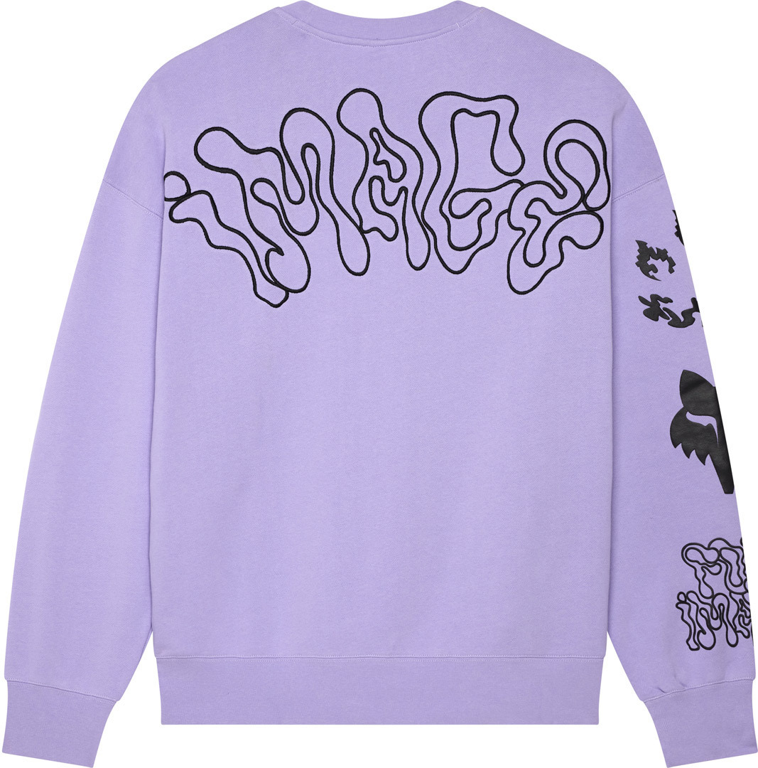 FOX Hello Future Oversized Crew 套頭衫 紫色 XXL 圖7