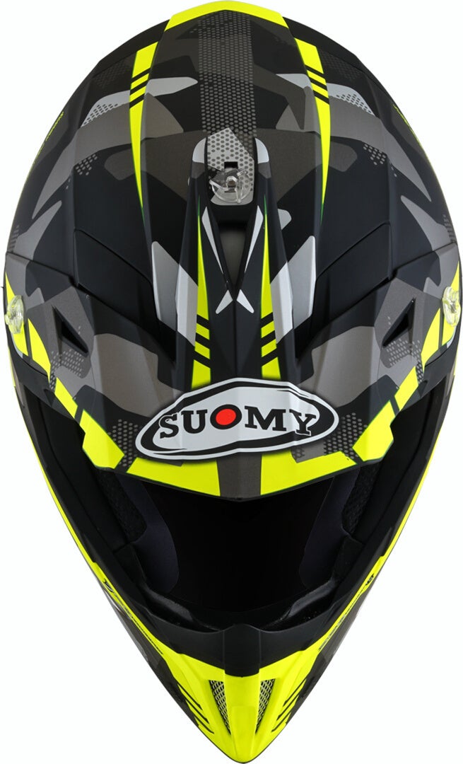Suomy X-Wing Camouflager Capacete de motocross Amarelo mate S Figura 8