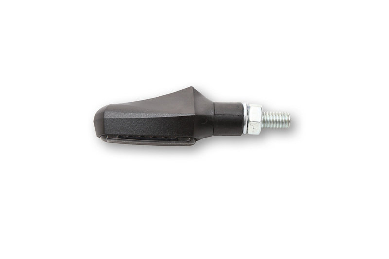 HIGHSIDER Smart Shorty-Fin LED 3in1 Indikator Bakljus Kombination Kropp Svart / Lins Rökt (Par), Bak Figur 4