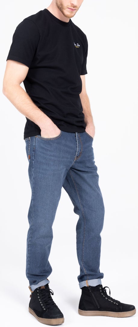 John Doe Classic Tapered Jeans da moto Indaco 33/32 Figura 9