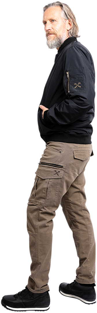 John Doe Stroker Cargo XTM Motorrad Textilhose sand 25 L30 Abbildung 12
