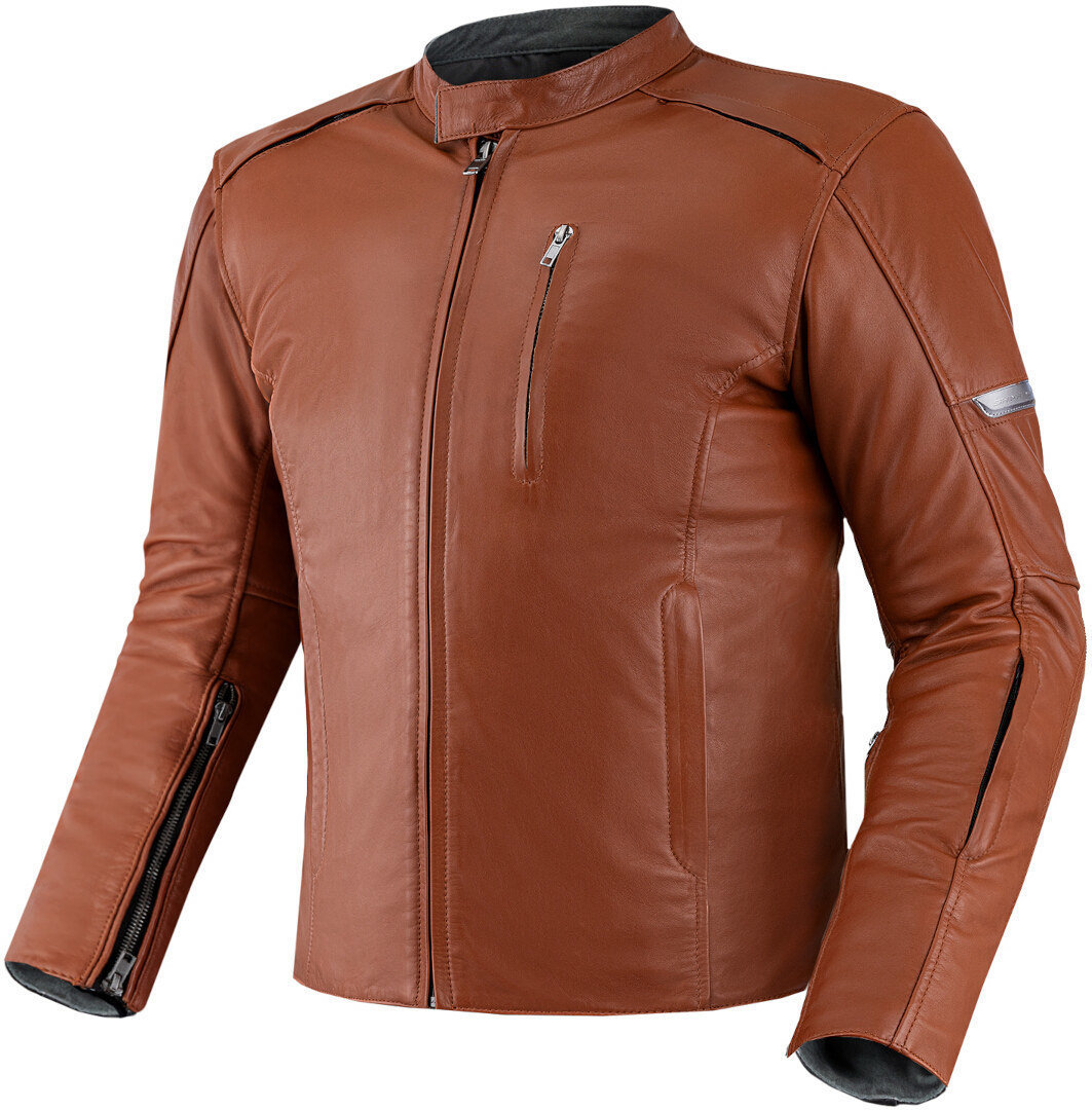 SHIMA Hunter+ 2.0 Motorrad Lederjacke hellbraun M Abbildung 1