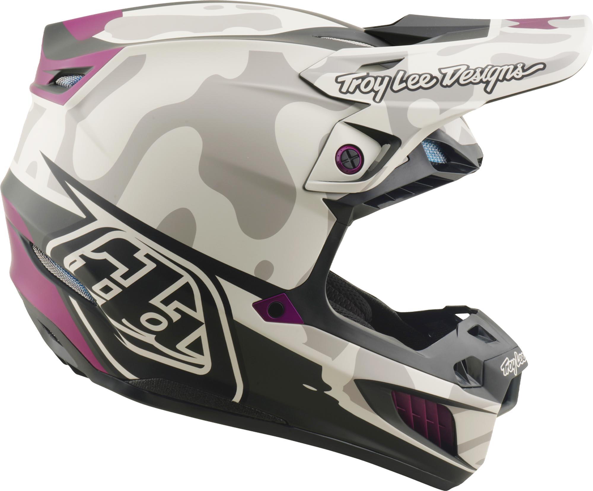 Troy Lee Designs SE5 Composite MIPS Myth Motocross Helm hellgrau L (58/59) Abbildung 3