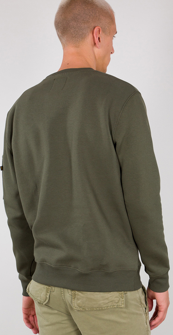 Alpha Industries 3D Logo Sweatshirt olive S Figure 3