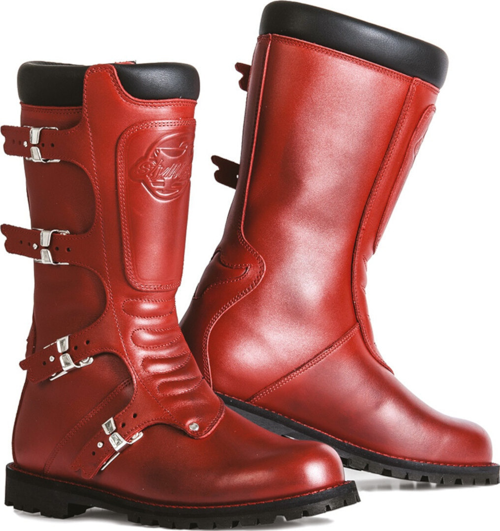 Stylmartin Continental Motorrad Stiefel rot 41 Abbildung 1
