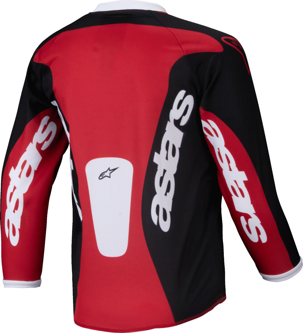 Alpinestars Racer Veil Motocross tröjor för barn svart/röd XXS Figur 2