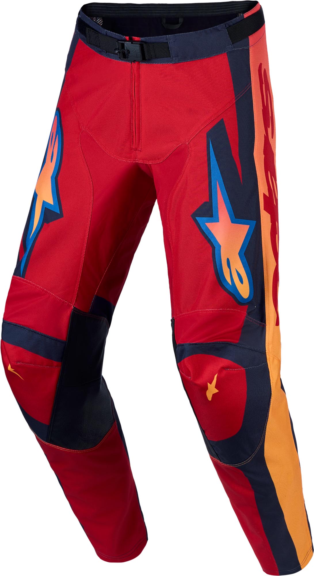 Alpinestars Racer Hunt Motocross Hose grau/rot/gelb 36 Abbildung 1