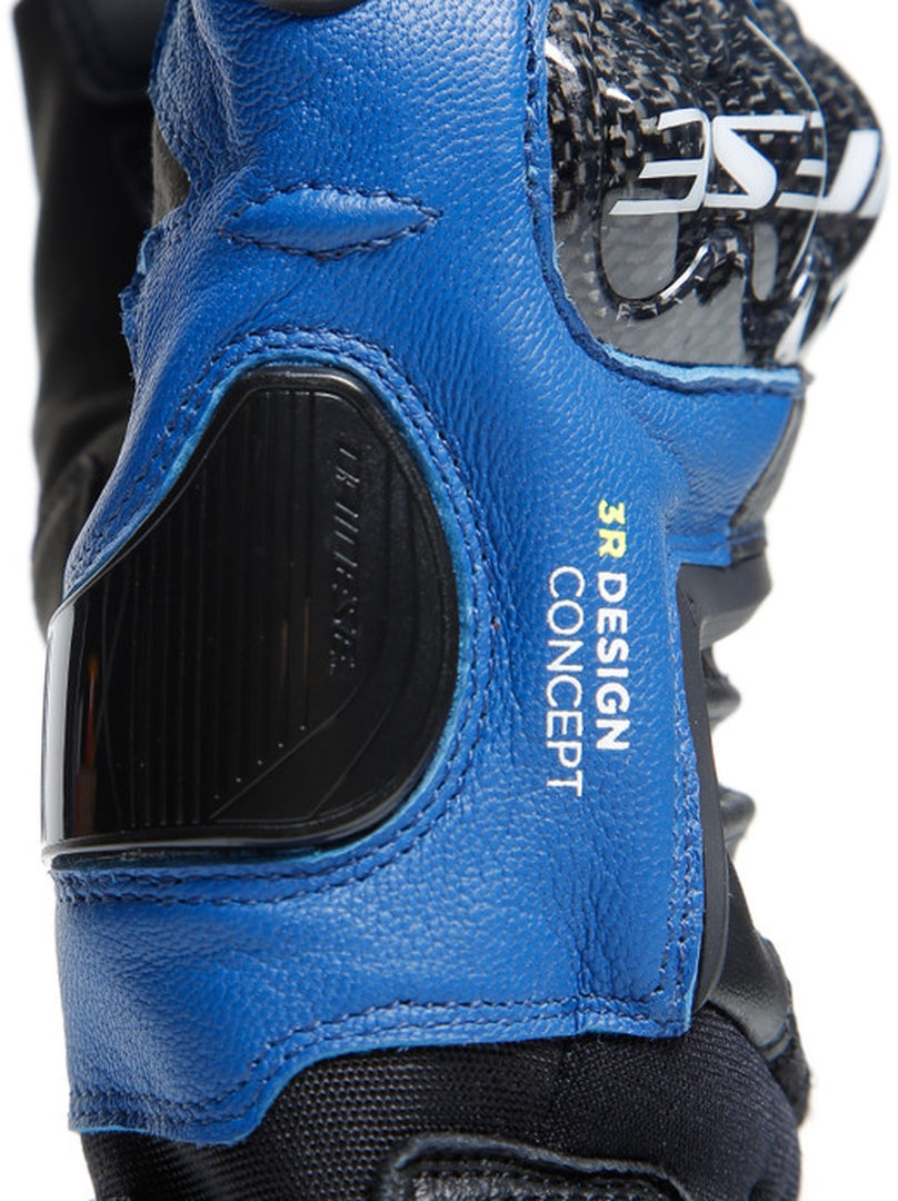 Dainese Carbon 4 Short Motorcykel Handskar Blå/svart M Figur 12
