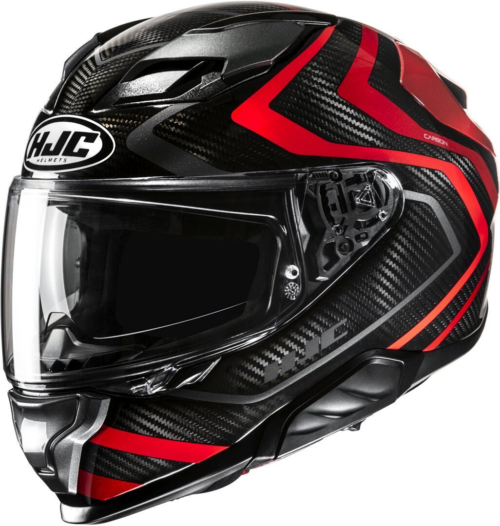 HJC F71 Carbon Nevio Cască Negru/Roșu L (58/59) Figura 1