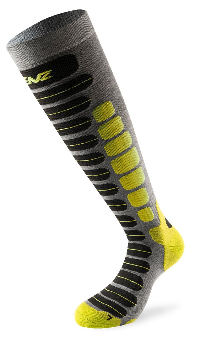 Lenz Skiing 2.0 Socks black/yellow 42-44 Figure 1