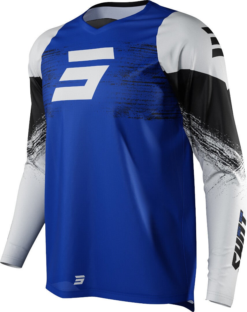 Shot Draw Burst Motokrosový dres bílá/modrá M Obrázek 1