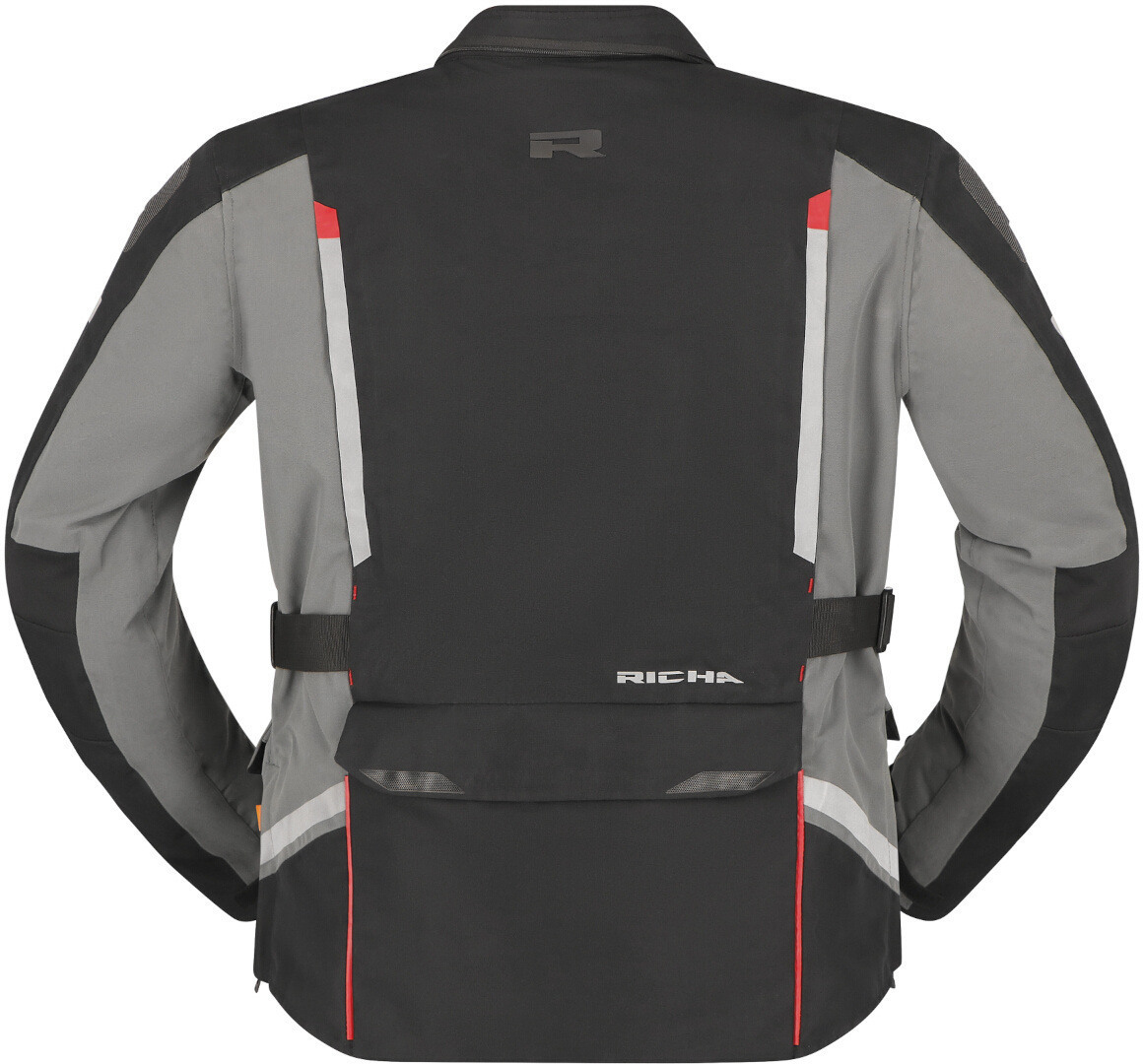 Richa Infinity 3 Pro waterproof Motorcycle Textile Jacket black/grey/red 3XL Figure 3