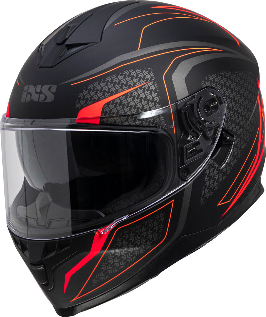 IXS 1100 2.4 Hjelm sort mat/rød S Figur 1