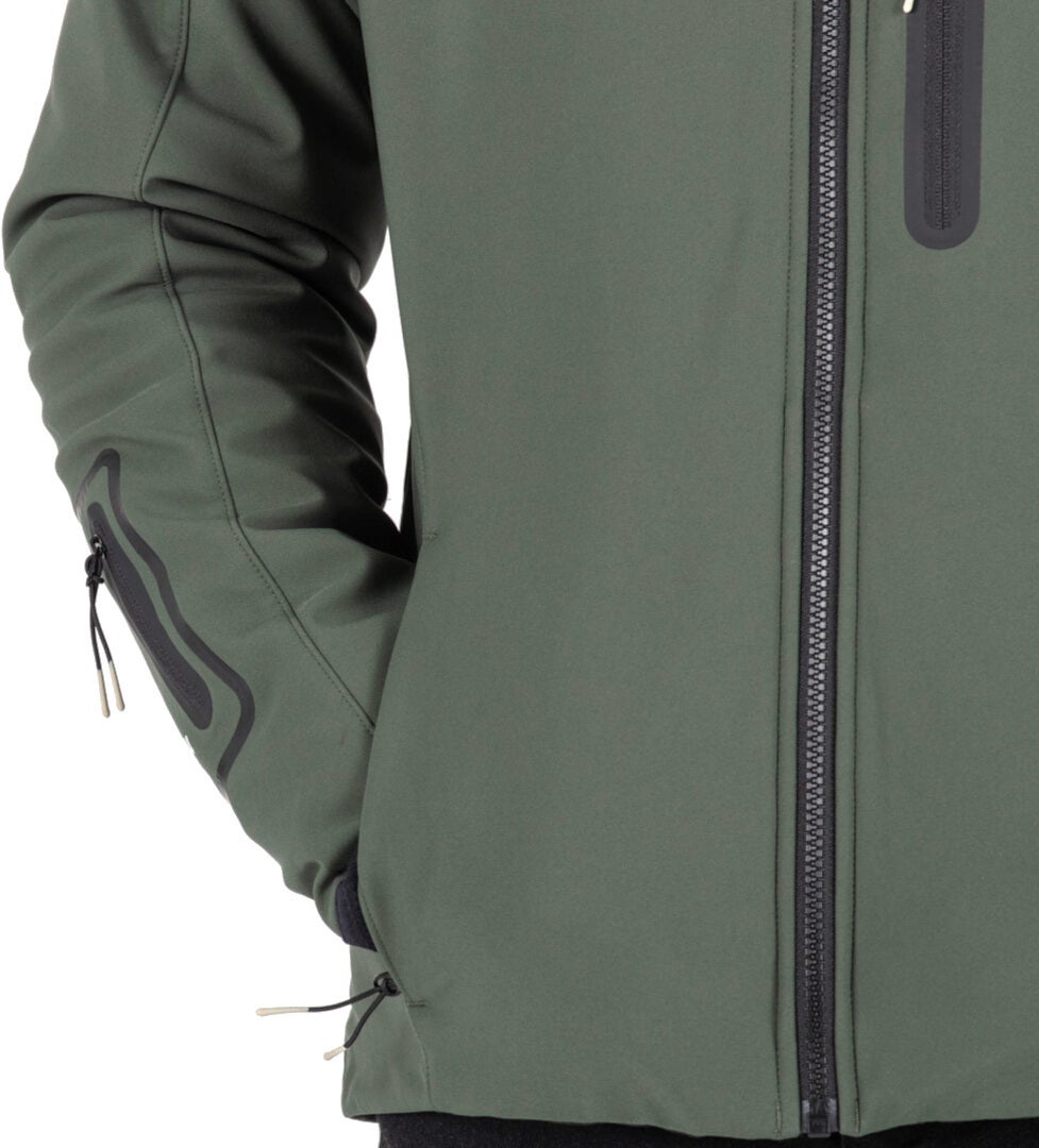 Knox Dual Pro 3in1 veste textile de moto imperméable Vert L Figure 6