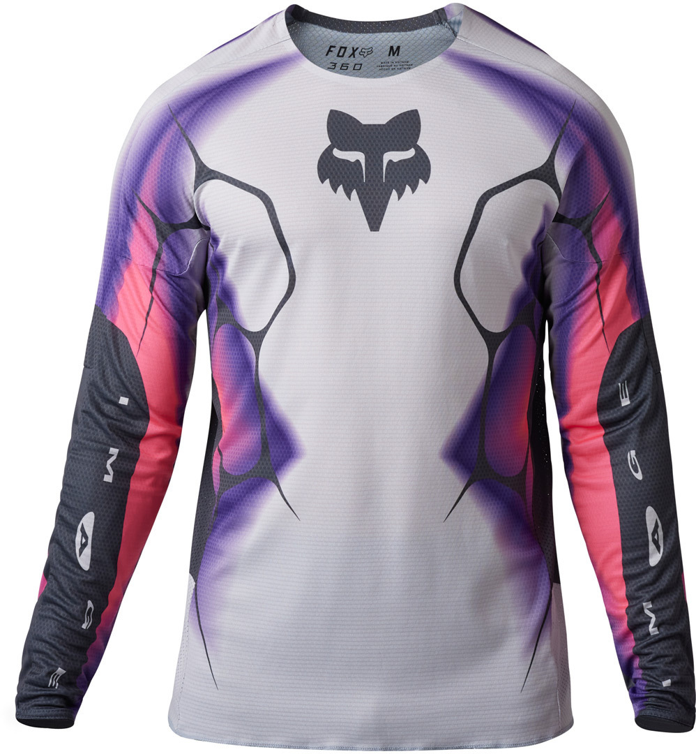 FOX 360 Syz Motocross Jersey hellgrau M Abbildung 1