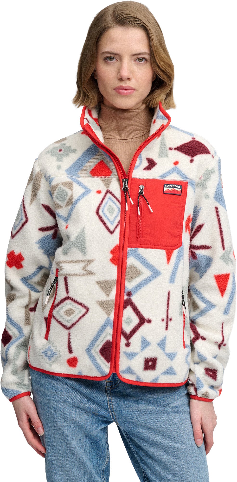Superdry & Co Γυναικείο μπουφάν fleece εξωτερικού χώρου M Γράφημα 3