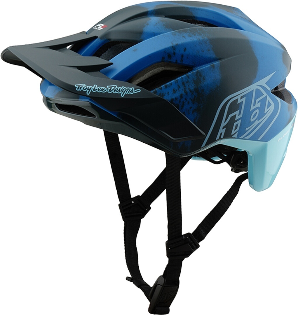 Troy Lee Designs Mips Flowline SE Badge Camo Cască de bicicletă Albastru mat/negru XS-S (53/56) Figura 4