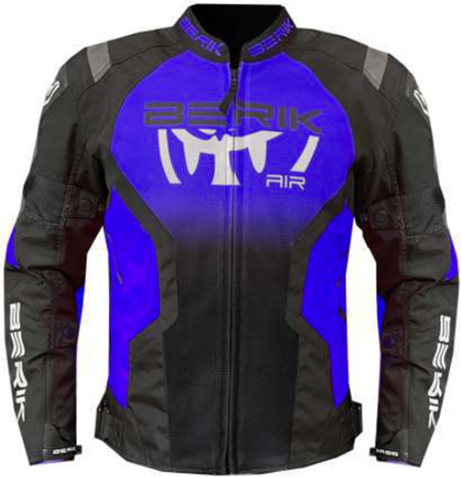 Berik Cascain Motorcycle Textil Jacket black/grey/blue 60 Figure 1