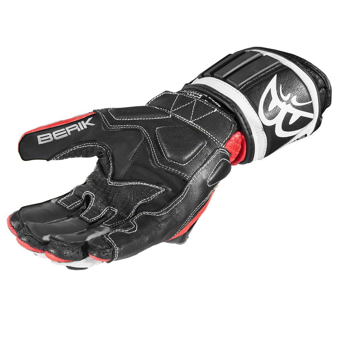 Berik Segullo Motorcykel handsker rød/hvid/sort 3XL Figur 3