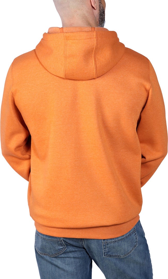 Carhartt Midweight Sleeve Logo Hættetrøje orange/sort M Figur 3
