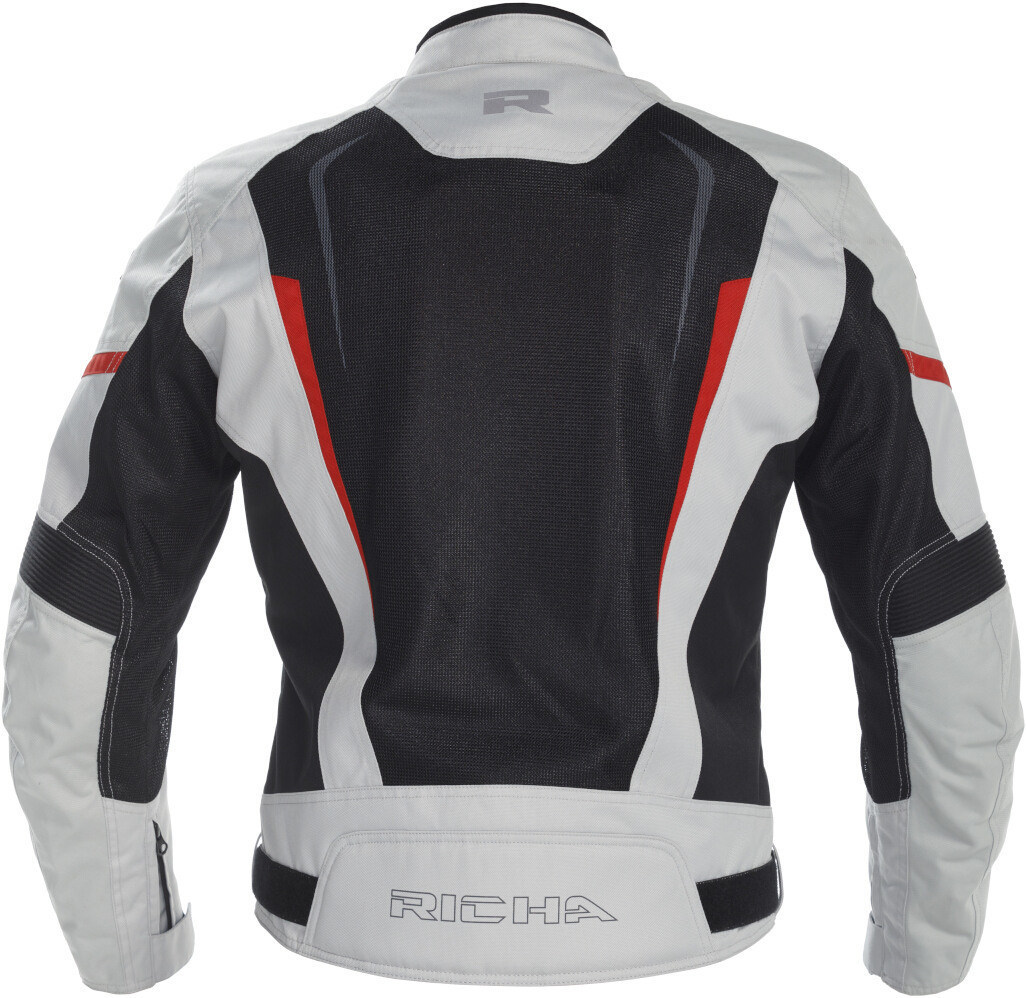 Richa Airstrike 2 Motorrad Textiljacke hellgrau/schwarz XXL Abbildung 2