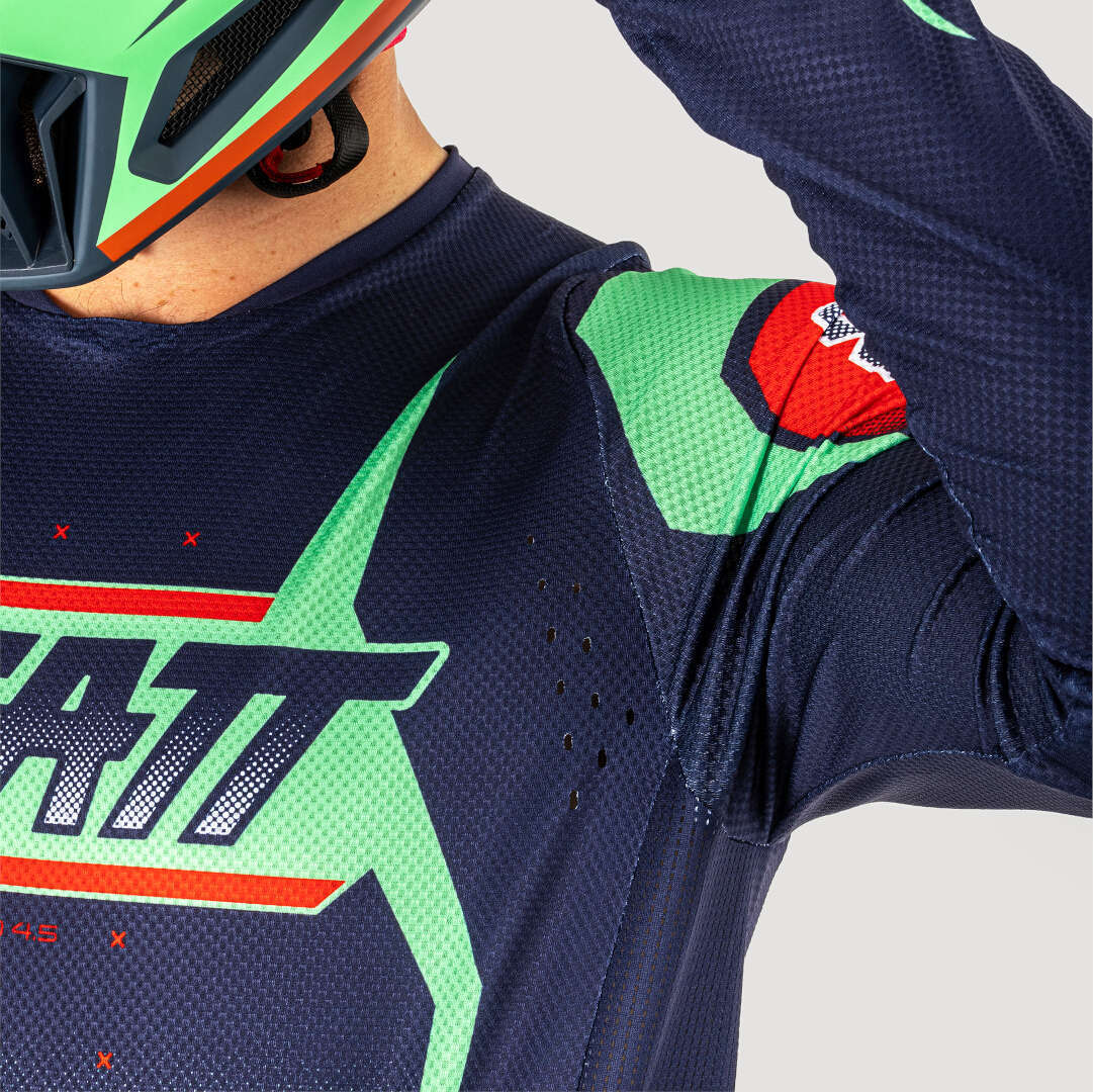 Leatt 4.5 Lite Venom 2025 Maglia da motocross blu/verde/rosso L Figura 5