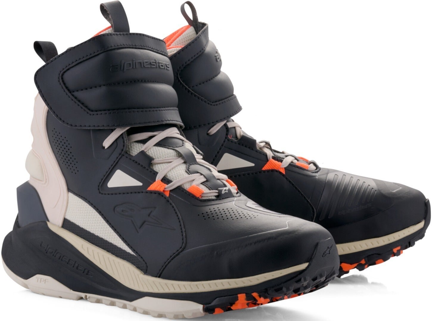 Alpinestars Speedstreet Motorrad Schuhe beige/orange 4,5 Abbildung 1