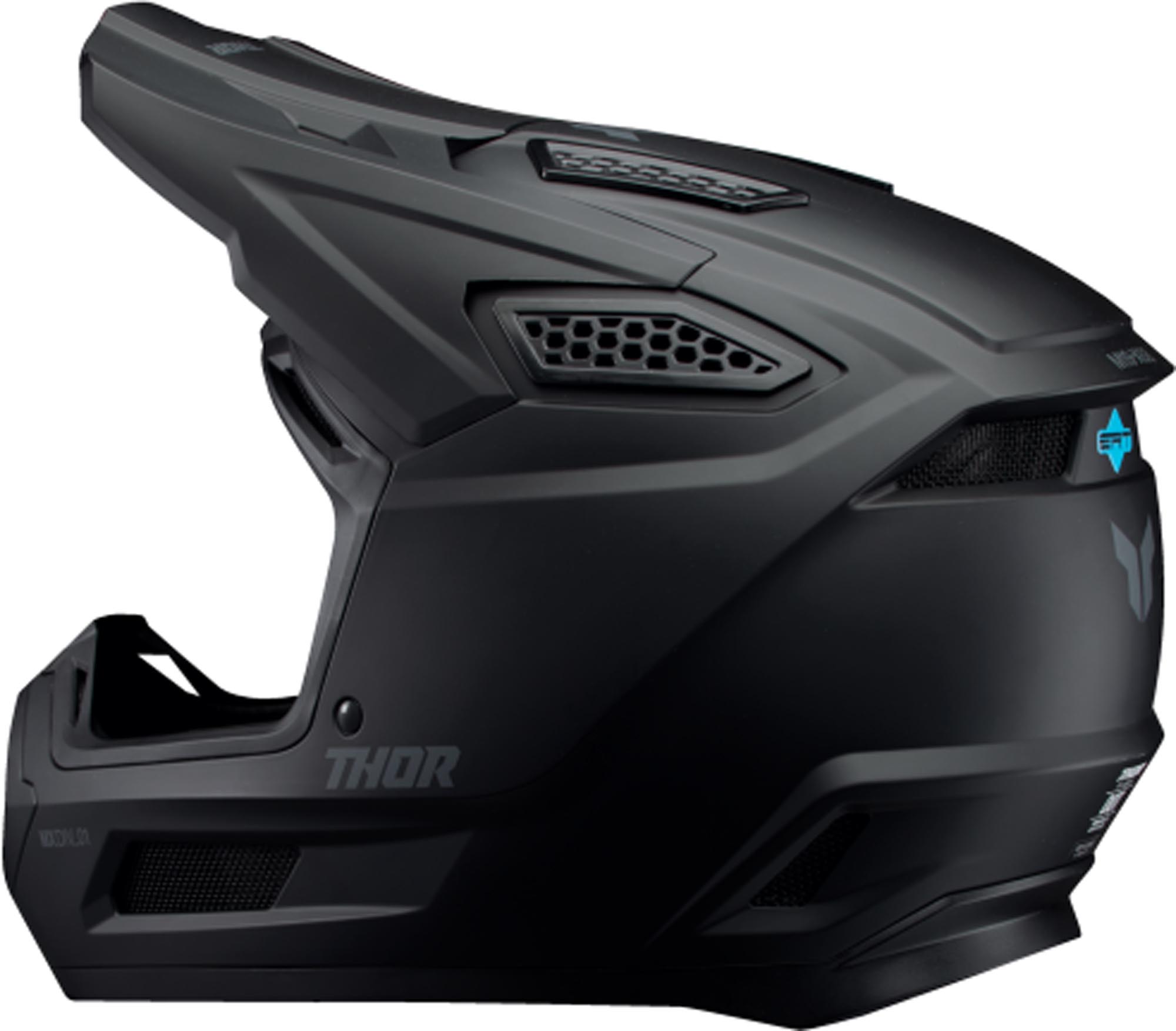 Thor Fleet Motocross Helmet black matt M (57/58) Figure 2