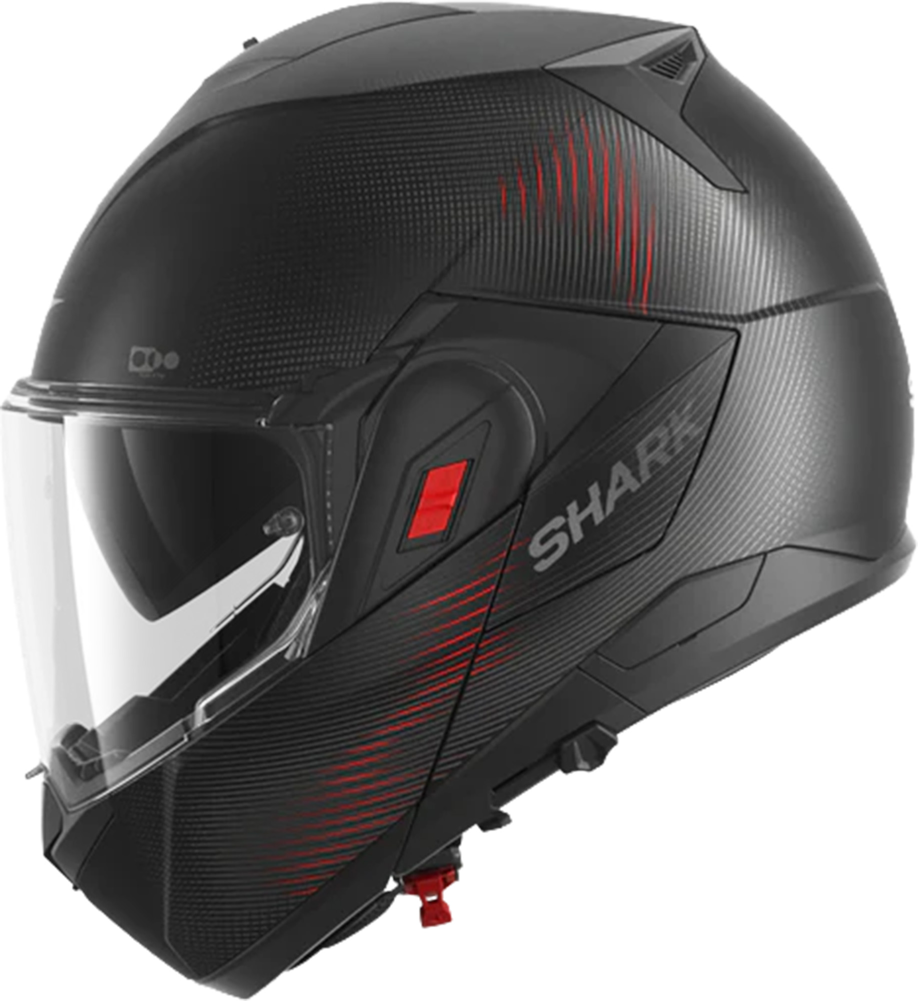 Side view of Shark Oxo SP Lyne Mat Helmet