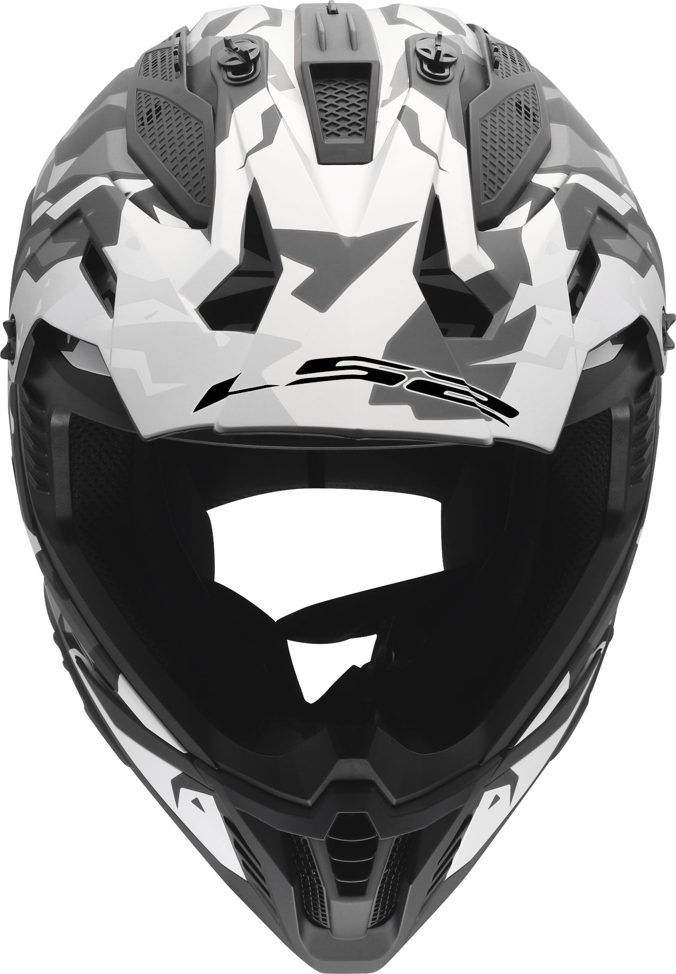 LS2 MX708 Fast II Grotesk Casque de motocross noir/gris S (55/56) Figure 9