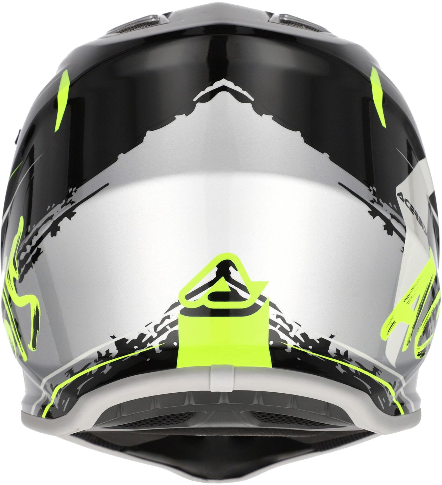 Acerbis Profile Scratch Cască de motocross pentru tineret Negru/Galben/Argintiu Y/S (47/48) Figura 6