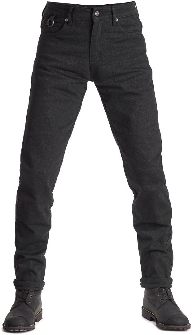 Pando Moto Karl Cor Motorcykel Jeans Sort 32 L32 Figur 1