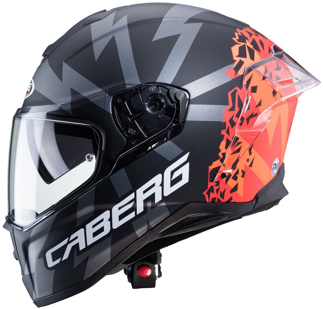 Caberg Drift Evo Storm Helm Zwart mat/rood XL (61/62) Figuur 2