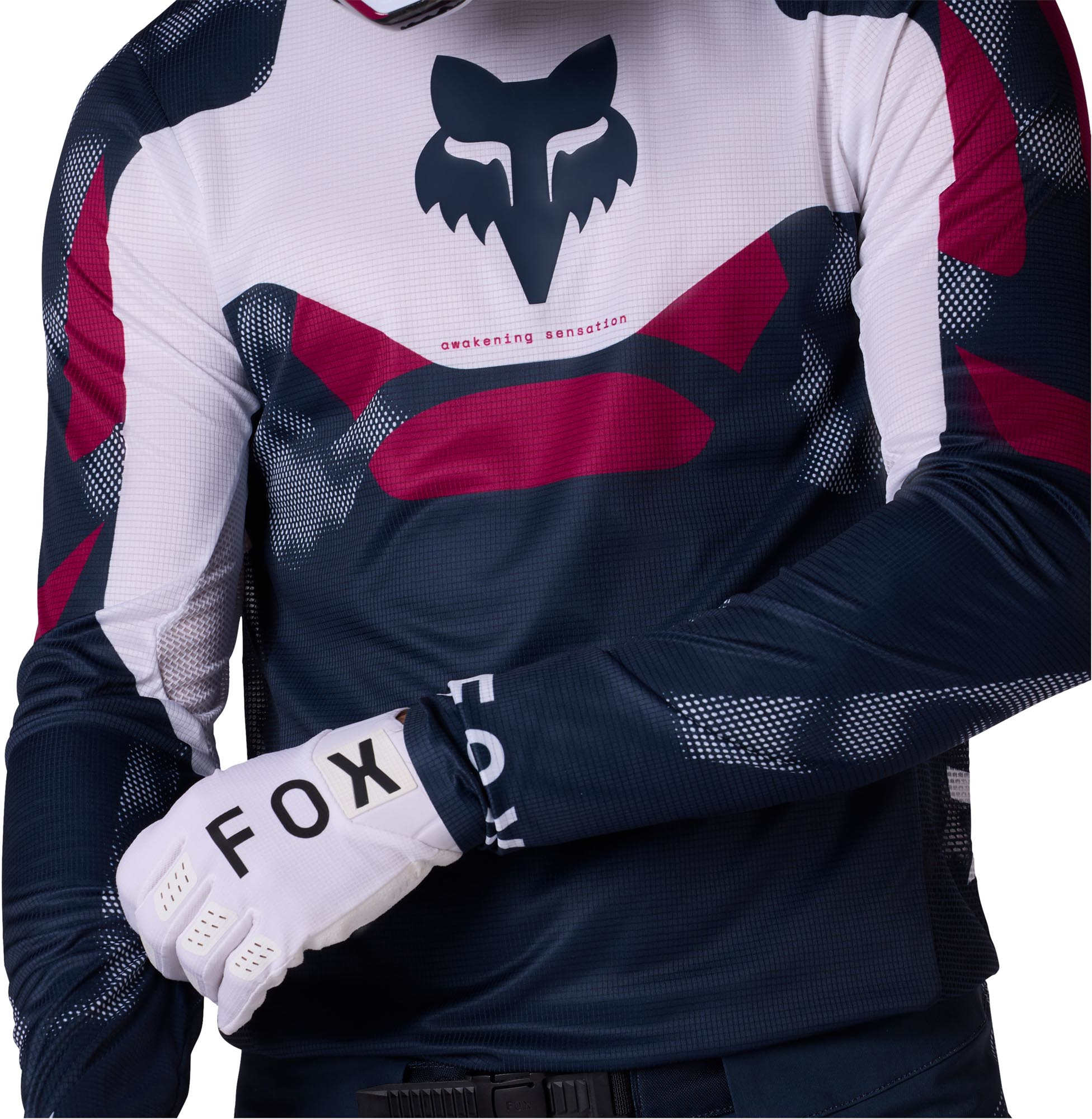 FOX Flexair Tactile Maillot Motocross bleu/blanc M Figure 5