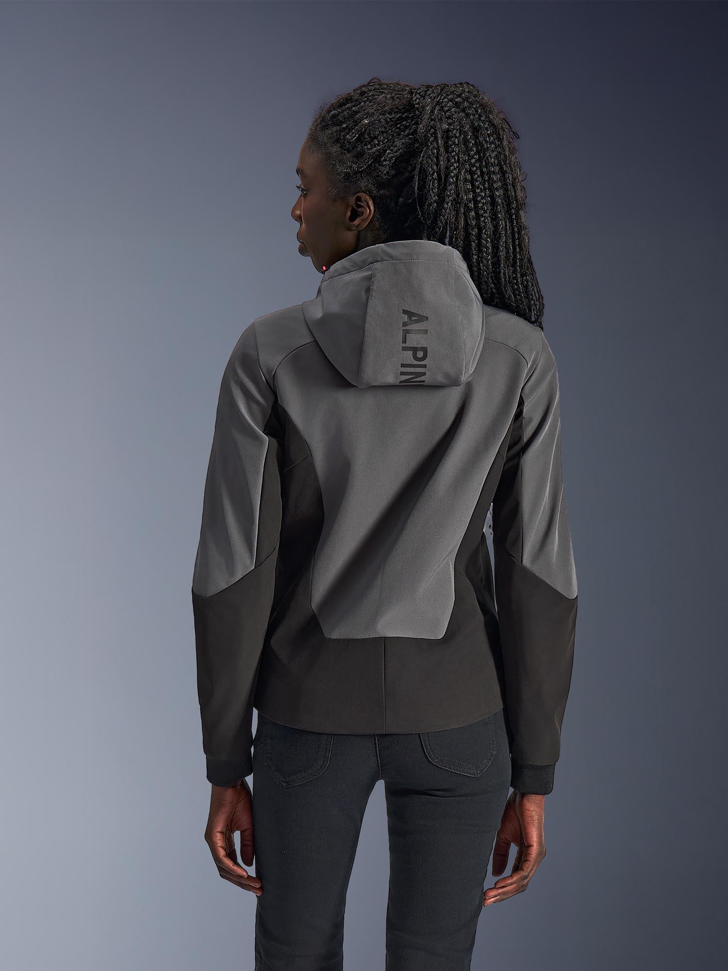 Side view of Alpinestars Stella Radium Tech Ladies Motorcycle Zip Hoodie
