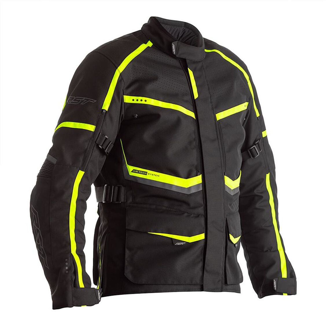 RST Maverick Chaqueta textil de motocicleta negro/neón M Figura 1