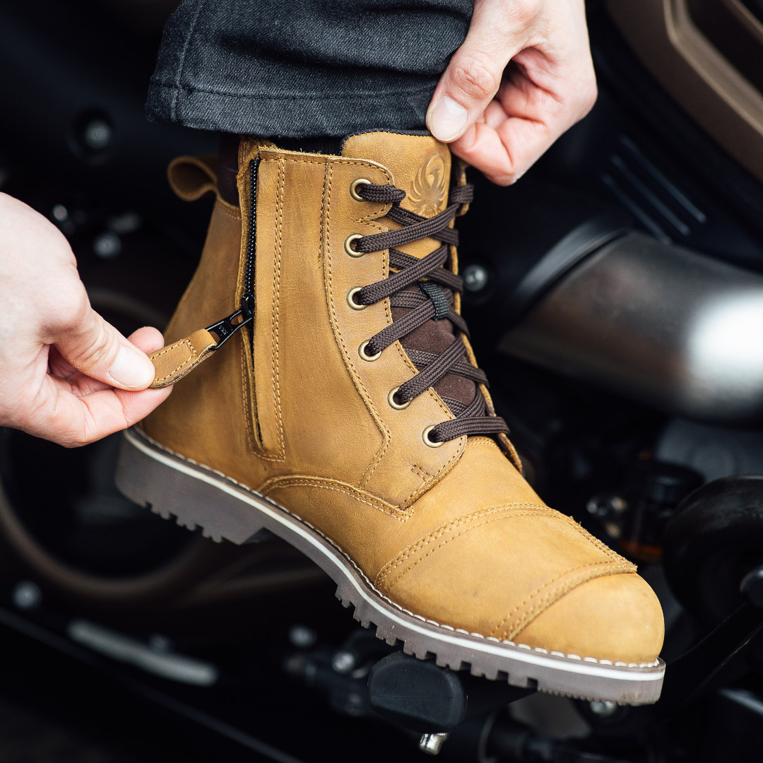 Merlin Ether II D3O waterproof Motorcycle Boots brown 8 Figure 4