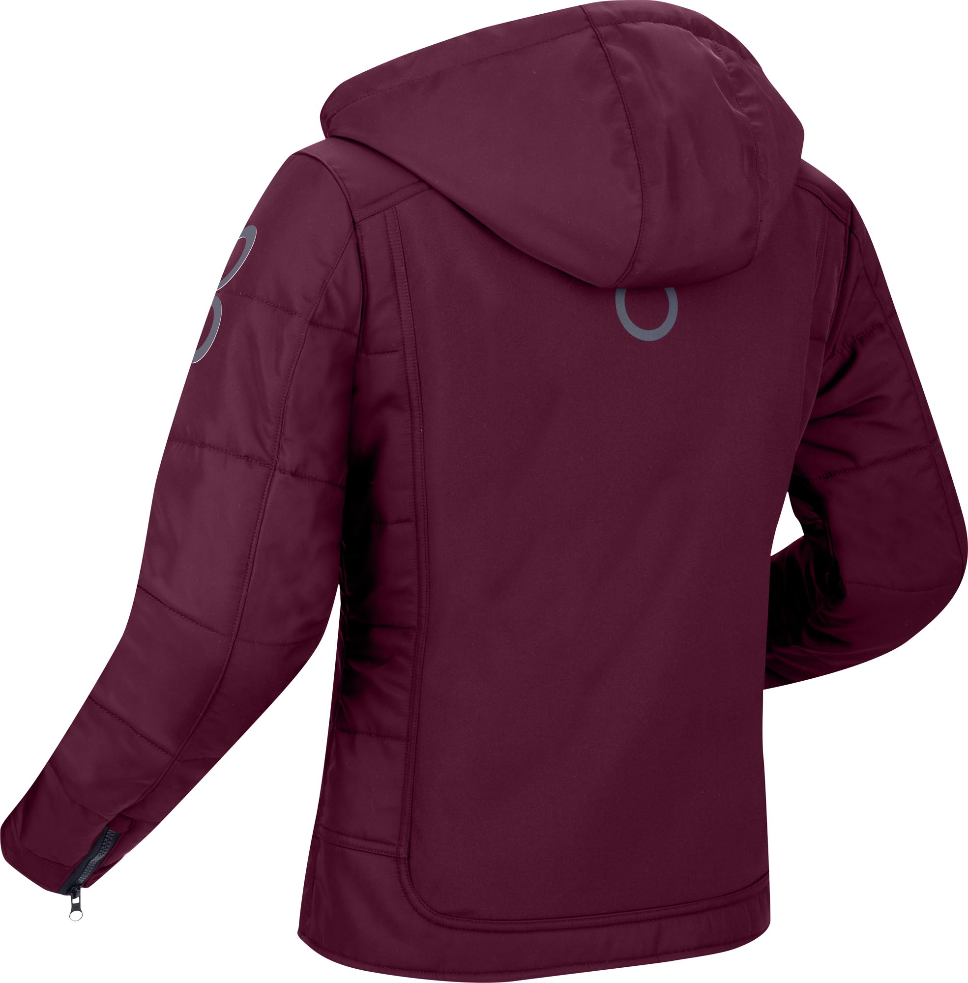 Bering Scoop Motorcycle Ladies Textile jacket burgundy red 48 Figure 2