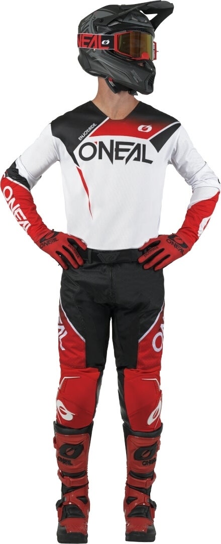 Oneal Hardwear Air Slam Motocross Hose schwarz/rot 42 Abbildung 3