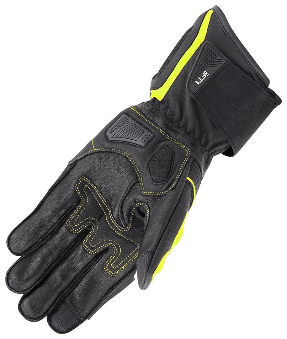 Orina Neptune Waterproof Motorcykel handsker sort/gul 8 (M) Figur 2
