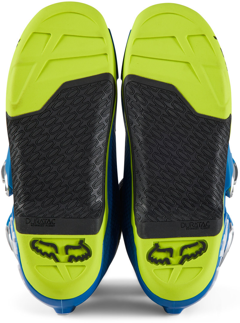 FOX Motion Motocross Boots blue/yellow 9 Figure 5