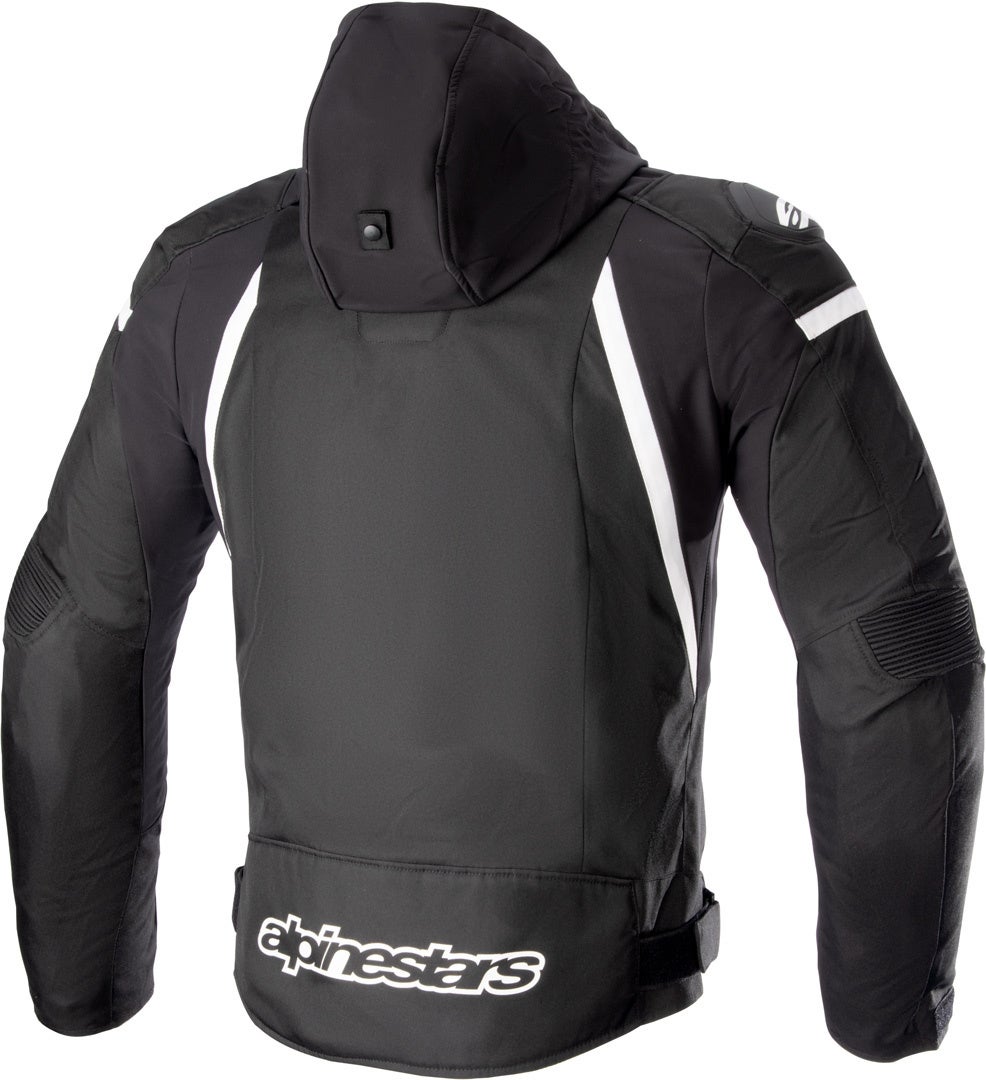 Alpinestars Zaca waterproof Motorcycle Textile Jacket black/white 3XL Figure 2