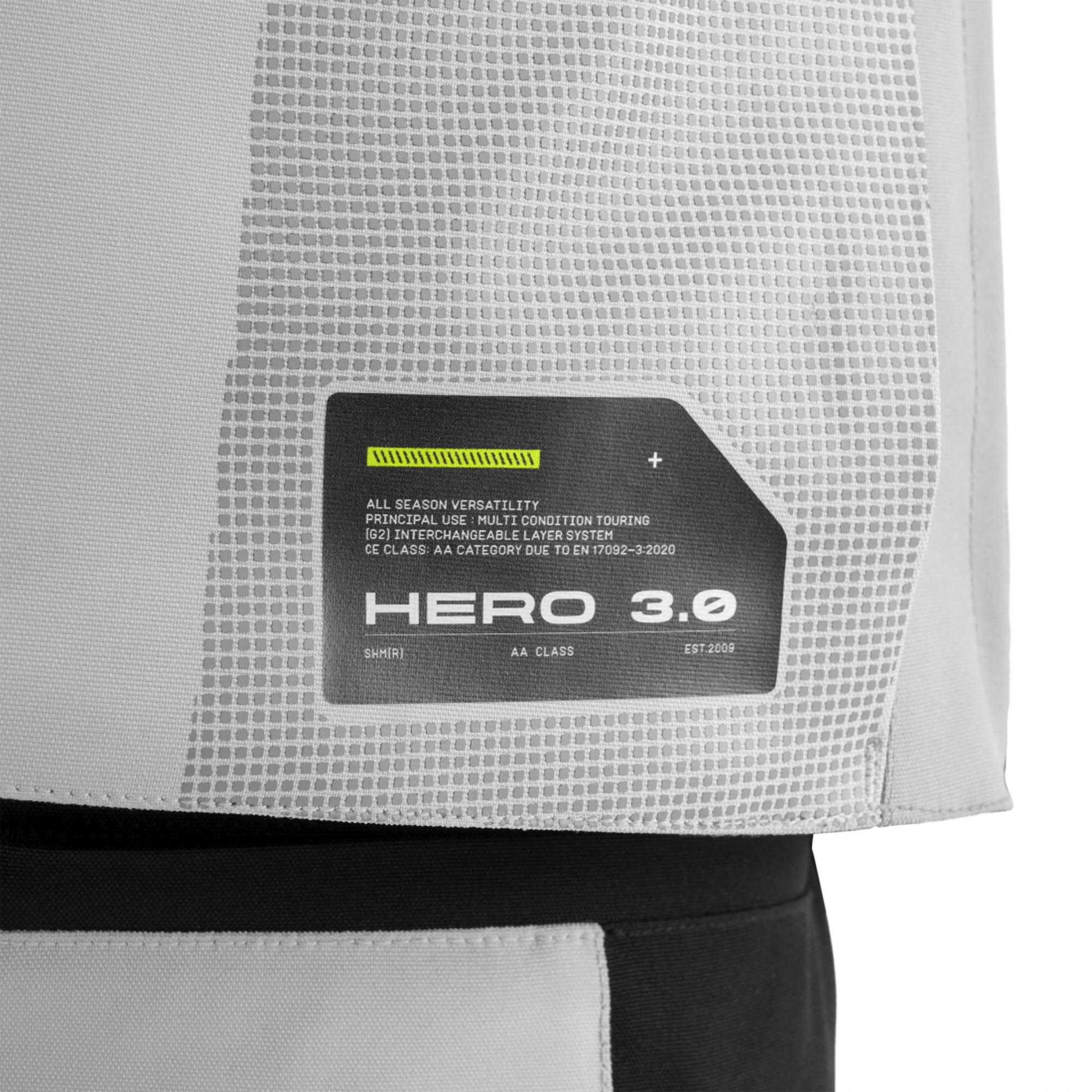 SHIMA Hero 3.0 Motorcycle Textile Jacket grey/yellow S Figure 26