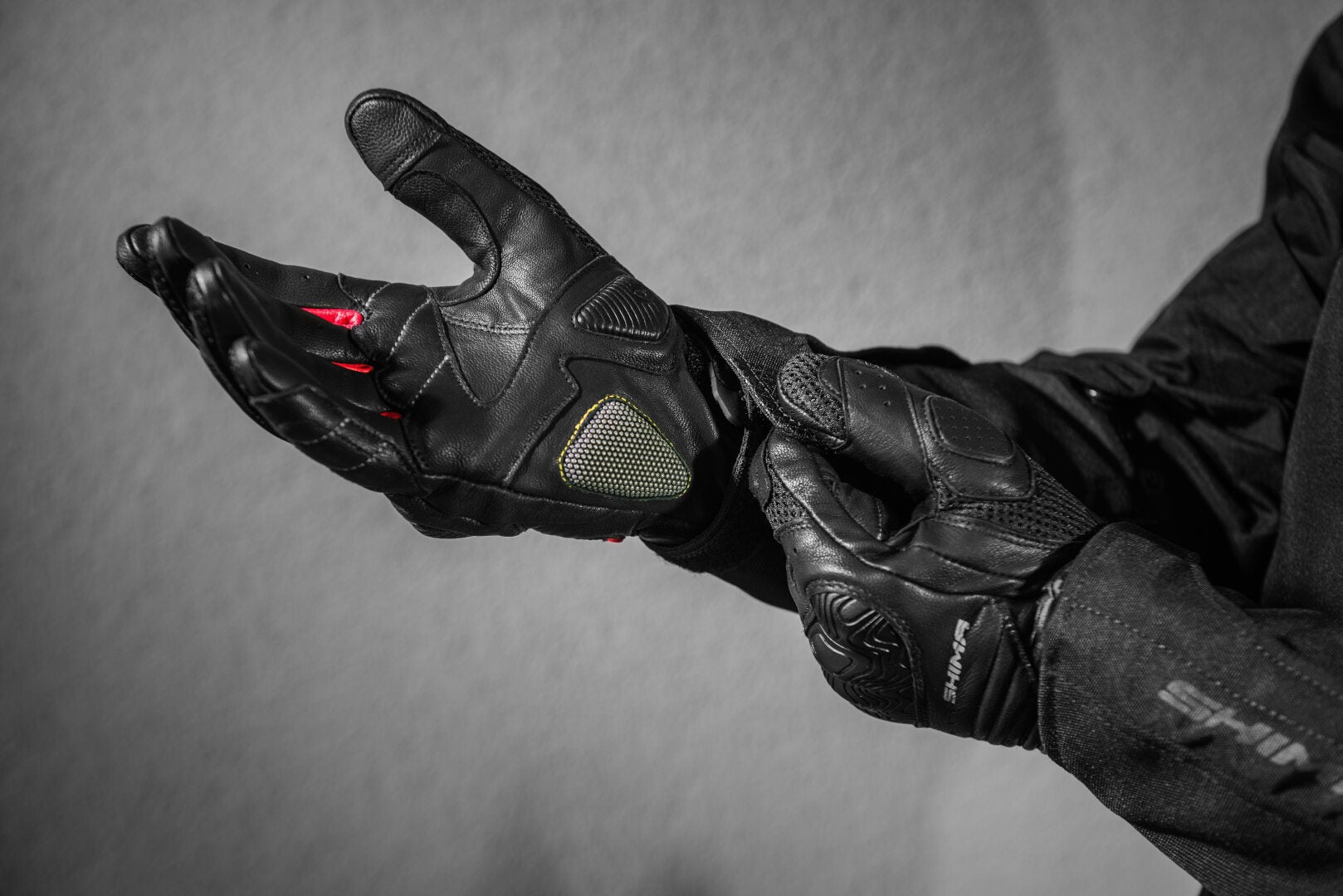 SHIMA Rush Motorrad Handschuhe schwarz/rot 2XL Abbildung 6