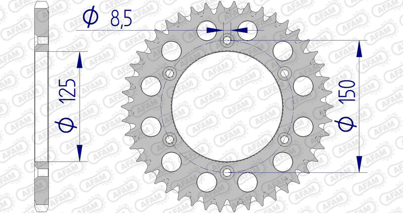 AFAM Aluminiumkrona Ultralätt anti-lera 72304 - 520 Figur 2