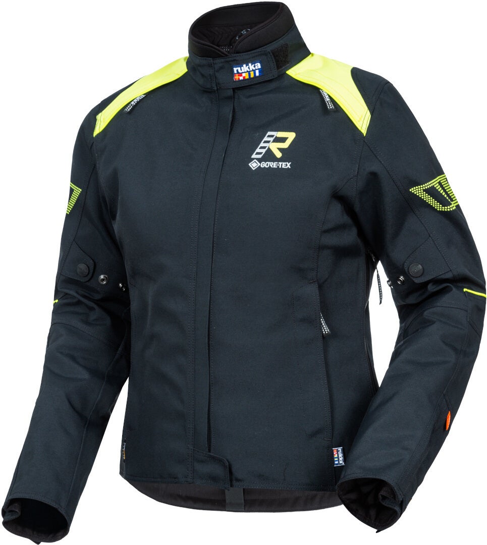 Rukka Rexiina GTX Veste textile de moto pour dames noir/jaune 36 Figure 1