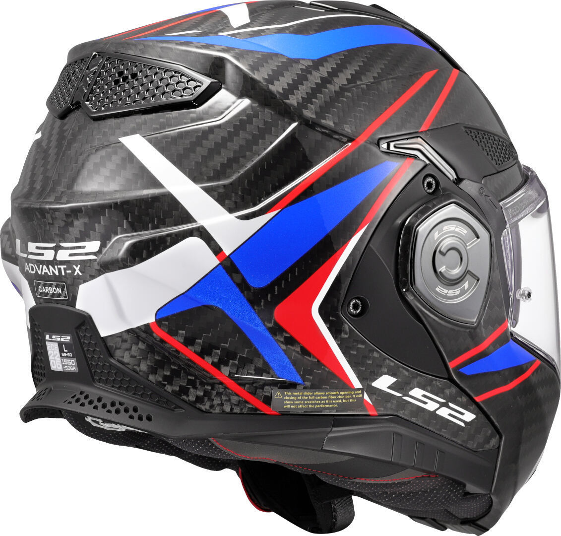 LS2 FF901 Advant X Carbon Future II Шлем белый/синий/красный М (57/58) Рисунок 5