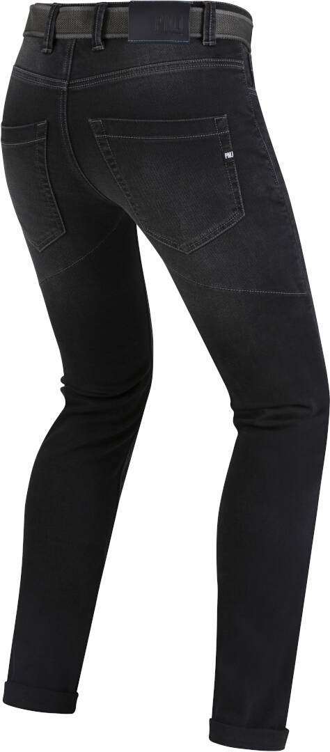 PMJ Caféracer Motorcykel Jeans Sort vask 48 Figur 2
